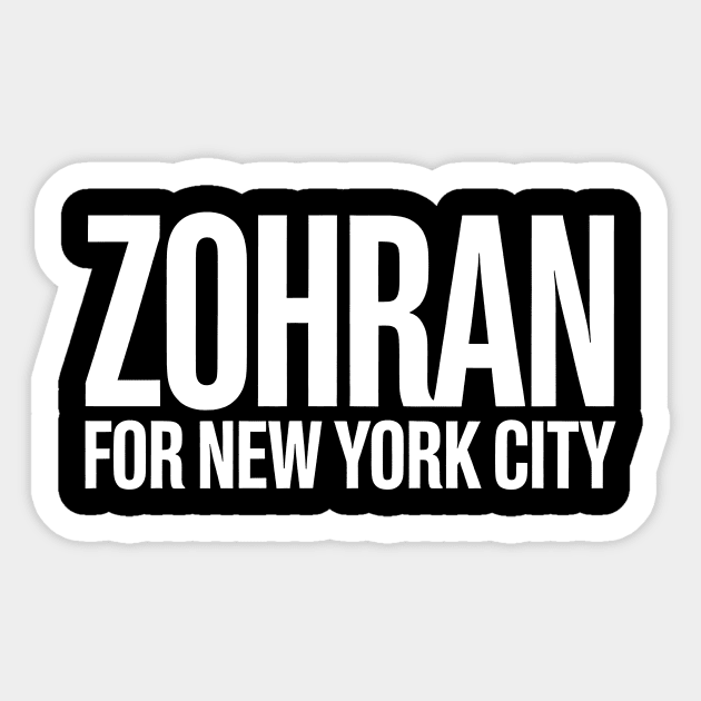 Zohran for New York City Sticker by CreativeSage